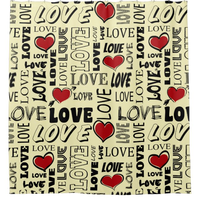 Love Shower Curtain (Front)