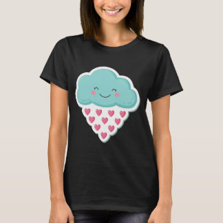 Love Shower: Happy Rain Cloud T-Shirt Design