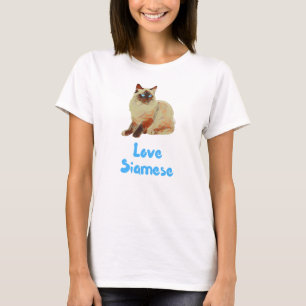 Love Siamese Cats T-Shirt