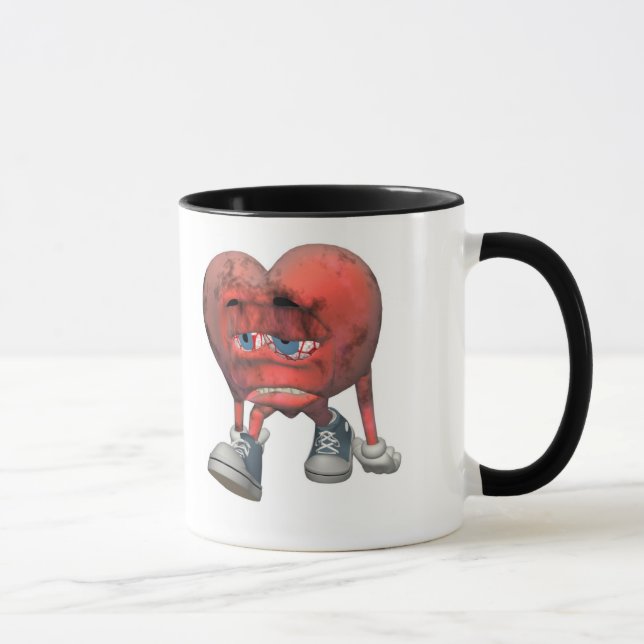 Love Sick Heart Mug (Right)