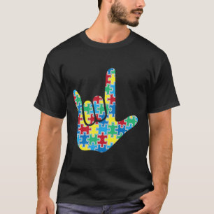 Love Sign Autism Awareness T-Shirt