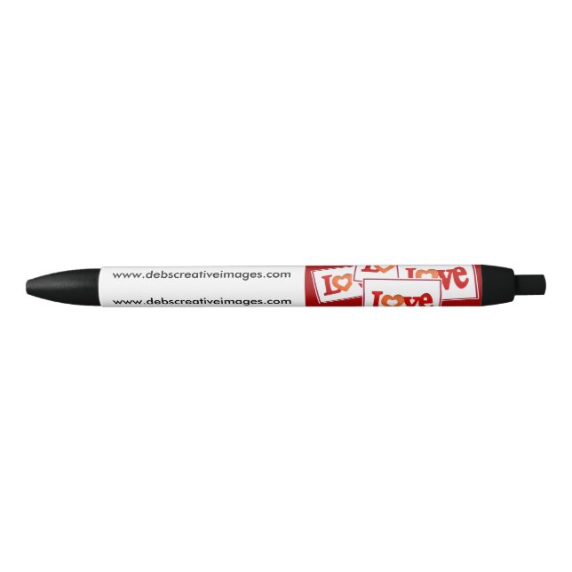 Love Sign Black Ink Pen (Front)