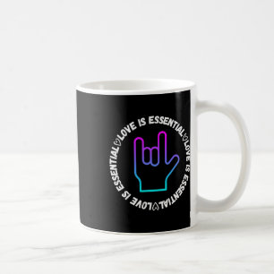 Love Sign Disability Awareness Coffee Mug