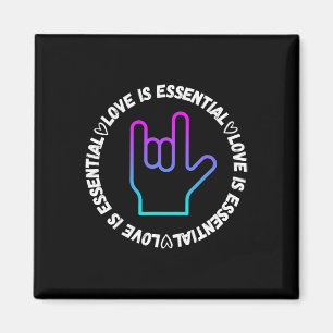 Love Sign Disability Awareness  Magnet