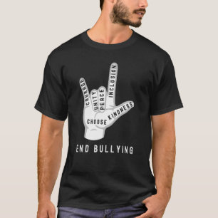 Love Sign Language Anti Bullying Orange Kids 2022 T-Shirt