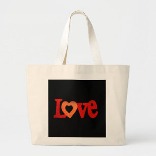 Love Sign Large Tote Bag