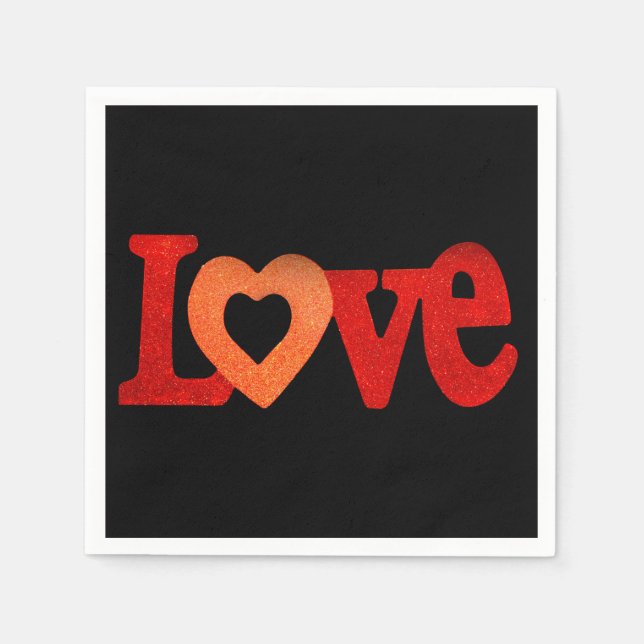 Love Sign Napkin (Front)