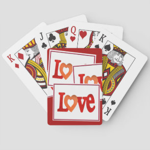Love Sign Playing Cards