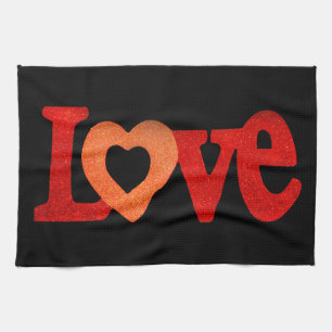 Love Sign Tea Towel