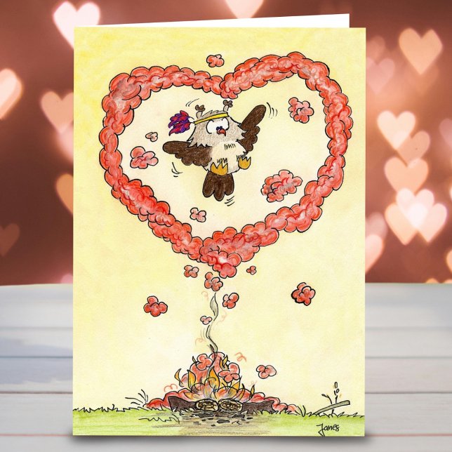 Love signal greeting card by Nicole Janes (Creator Uploaded)