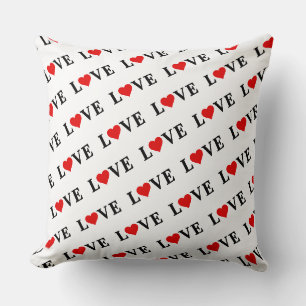 LOVE Simple Minimalist Elegant Cushion