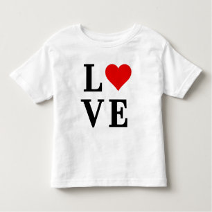 LOVE Simple Minimalist Toddler T-Shirt