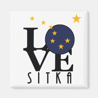 LOVE Sitka Alaska Magnet
