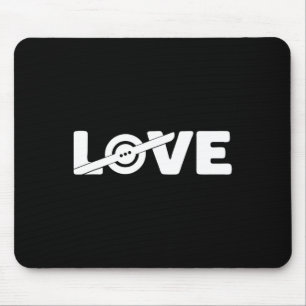 Love Skateboard One Wheel Electric Float Owner Ska Mouse Pad