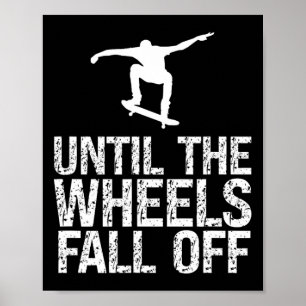 Love Skating Cool Skateboard Pionate Skateboarding Poster
