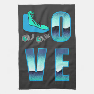 Love Skating Tea Towel