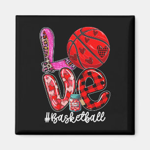Love Sketll Equipment Player Team Valentine's Day Magnet