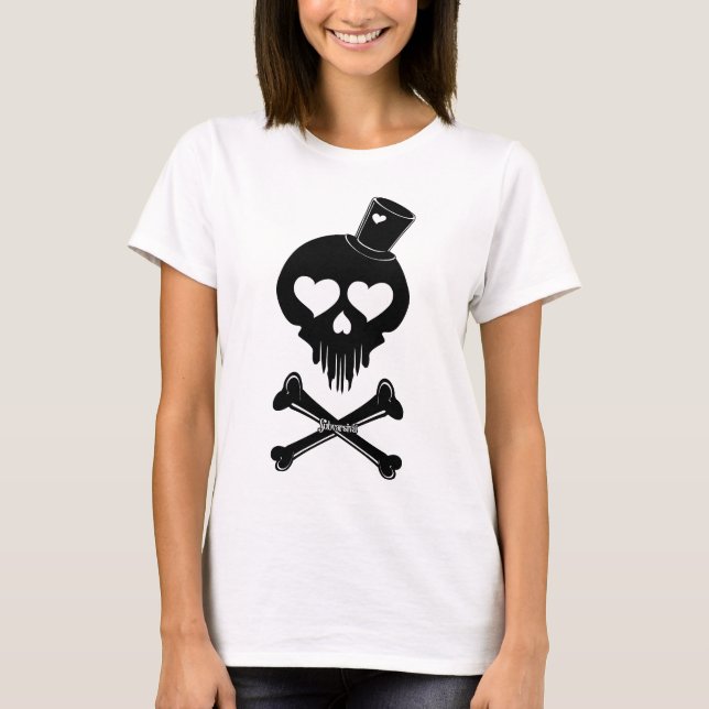 Love-Skull-003 T-Shirt (Front)