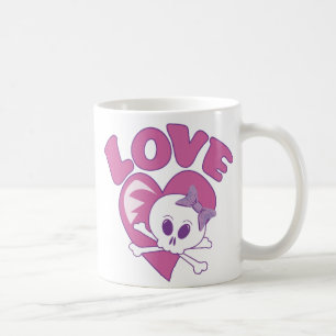 Love Skull Coffee Mug