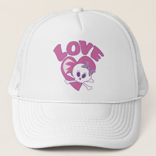 Love Skull Trucker Hat