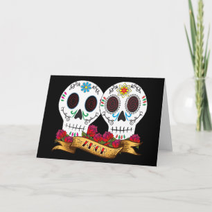 Love Skulls Card