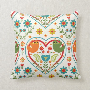 Love Sloth Brightfolk Cushion