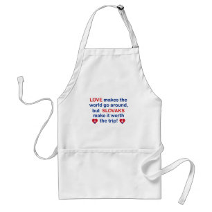 Love Slovaks Standard Apron