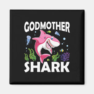 Love Smile Nice Fish Godmother Shark In The Sea Magnet