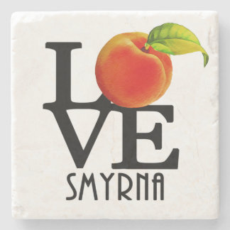 LOVE Smyrna Georgia Stone Coaster
