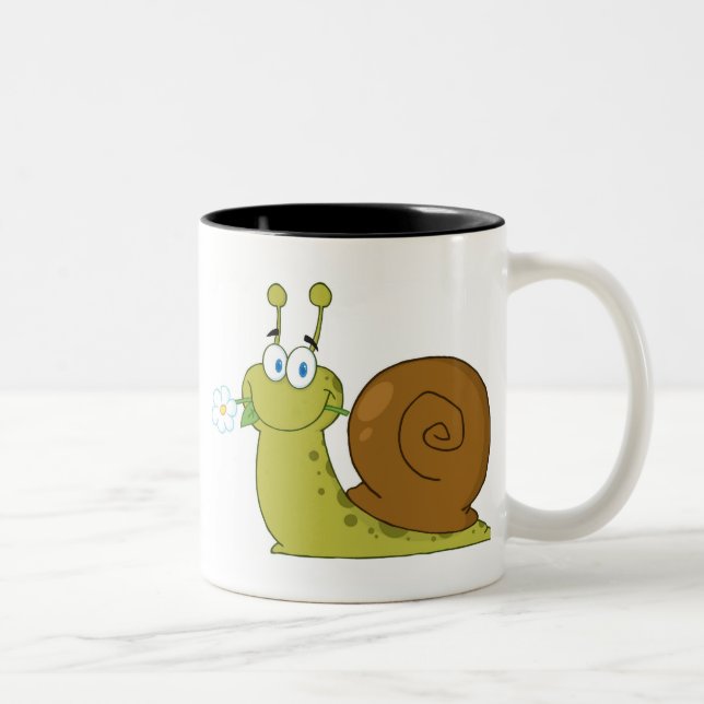 Love Snail Two-Tone Coffee Mug (Right)