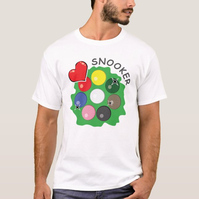 Love Snooker T-Shirt (Front)