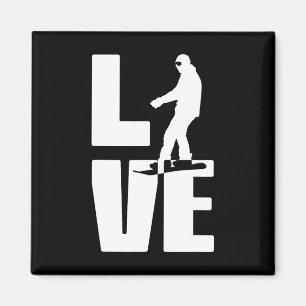 Love Snowboarding Magnet