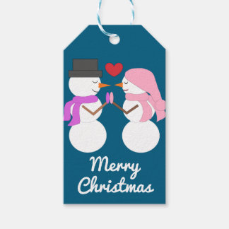 Love & Snowpeople: Deep Sea Blue Gift Tags