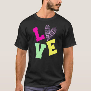 Love Snowshoeing Snowshoer Snowshoe Mountaineering T-Shirt