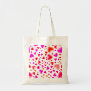 Love, so many hearts, White Tote Bag