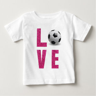 Love Soccer Baby T-Shirt