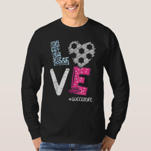 Love Soccer Coach Player Soccer Life Teen Girls Wo T-Shirt