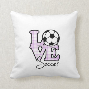 Love Soccer Cushion
