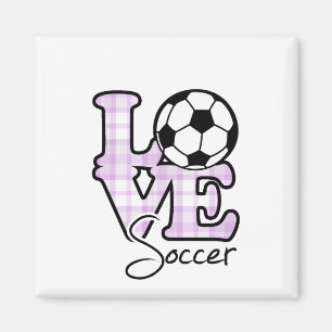 Love Soccer Magnet