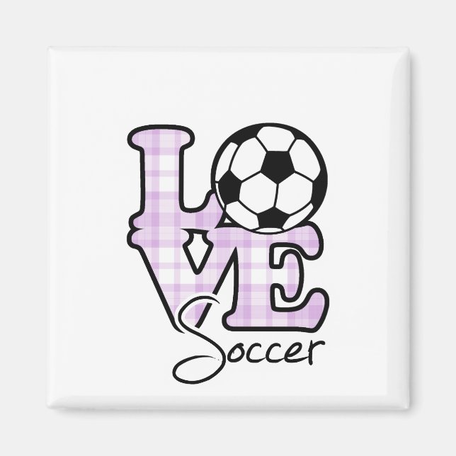 Love Soccer Magnet (Front)