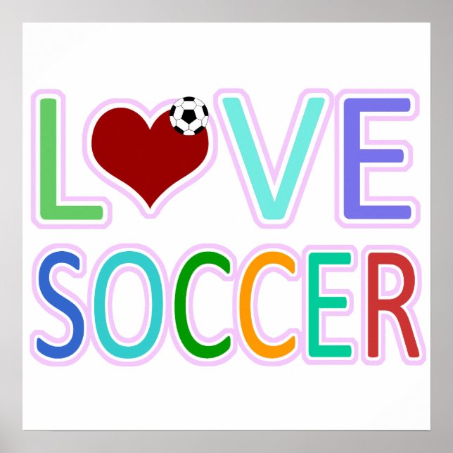 LOVE SOCCER POSTER (Front)