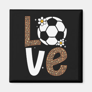 Love Soccer Tee For Women Girls Teenage Soccer Pla Magnet