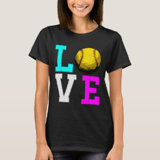 Love Softll, Girls Love Softll And Softll Coach Pl T-Shirt