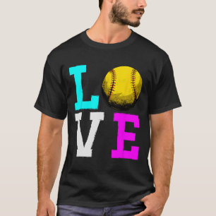 Love Softll, Girls Love Softll And Softll Coach Pl T-Shirt