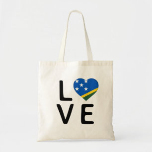 Love - Solomon Islands Flag Tote Bag