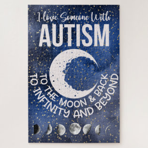 Love Someone with Autism Jigsaw Puzzle