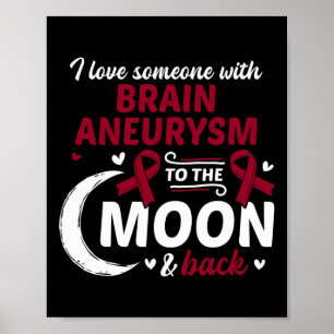 Love Someone With Brain Aneurysm Brain Aneurysm Aw Poster