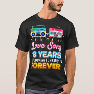 Love Song 13 Years 13th Wedding Anniversary Casset T-Shirt