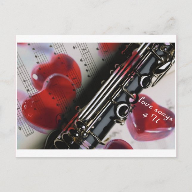 love songs 4 U Postcard (Front)