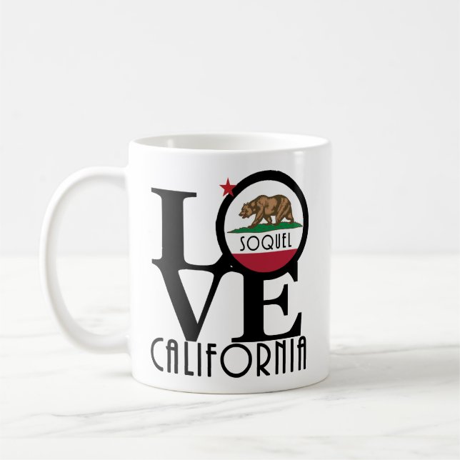 LOVE Soquel California 11oz Coffee Mug (Left)